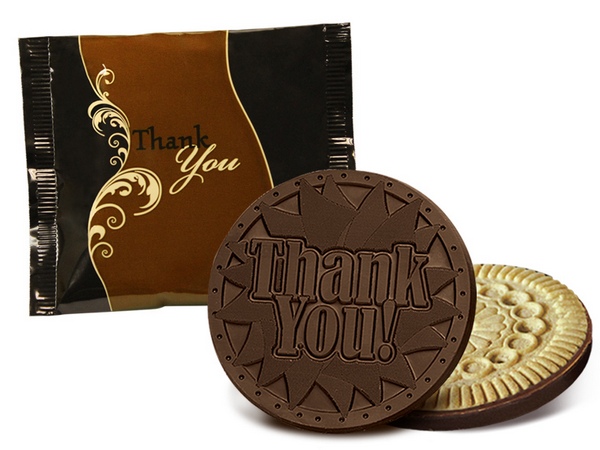 CC320488 Thank You Dark Chocolate Cookie